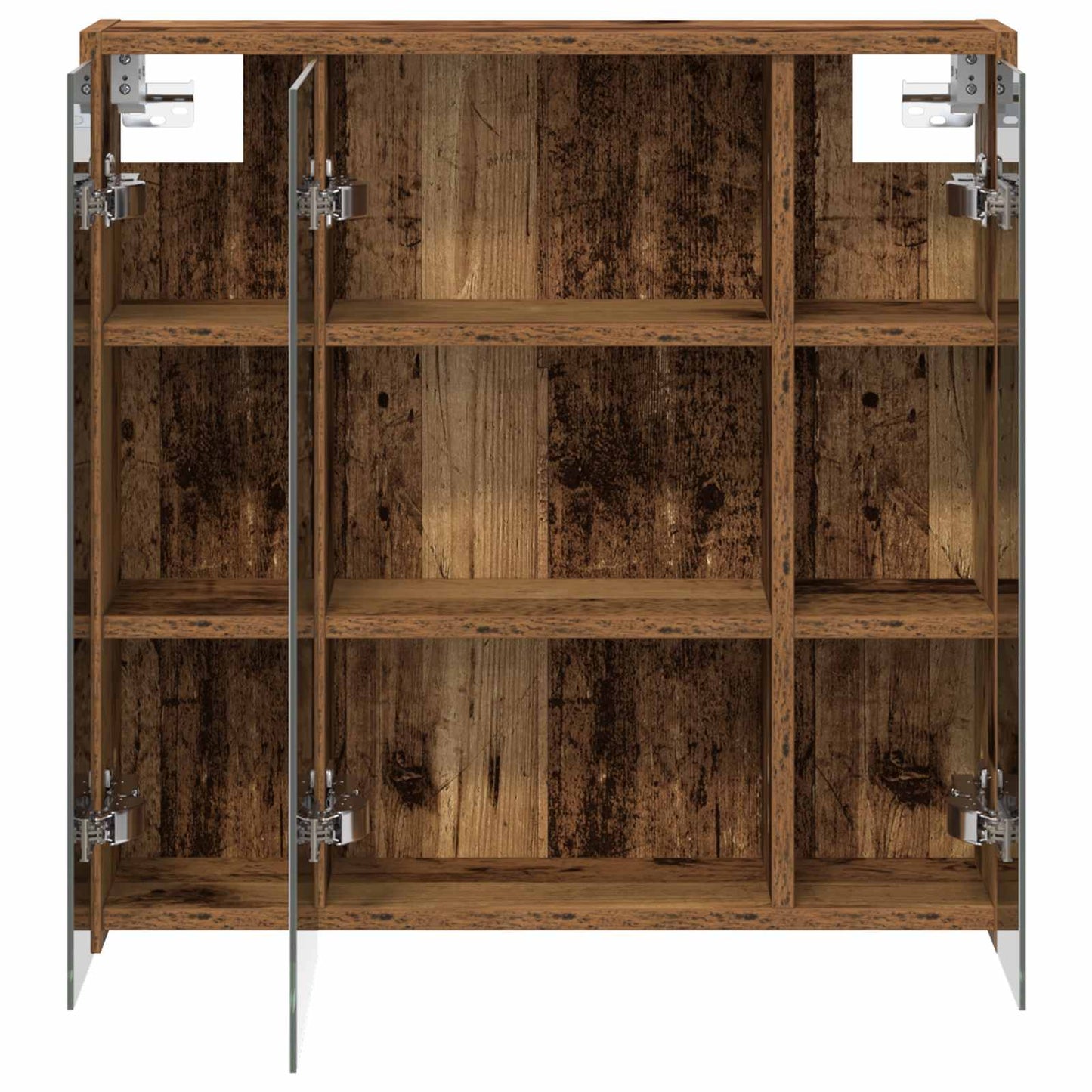 Baderomsspeilskap Gammelt tre 63,5 x 16 x 62,5 cm