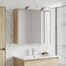 Baderomsspeilskap Sonoma eik 63,5 x 16 x 62,5 cm Konstruert tre