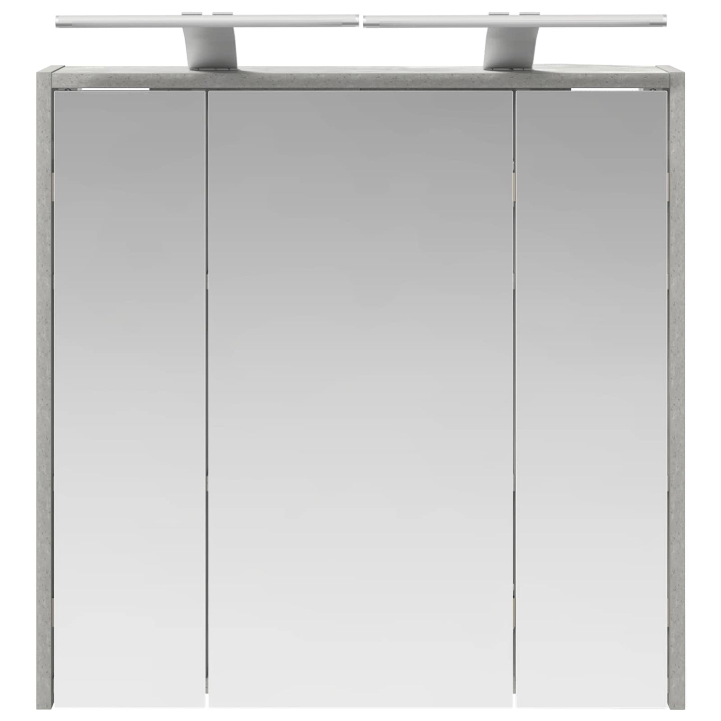 Baderomsspeilskap Betonggrå 63,5 x 16 x 62,5 cm Konstruert tre