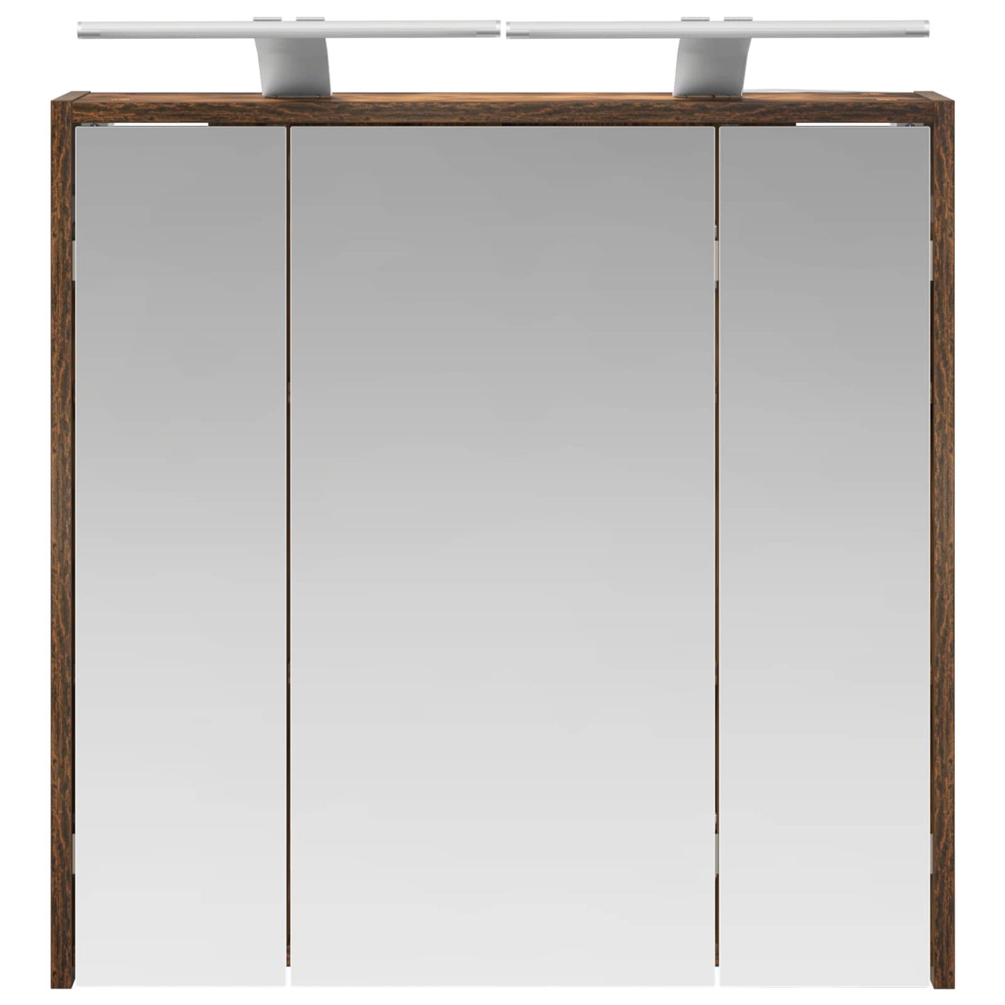 Baderomsspeilskap Røkt eik 63,5 x 16 x 62,5 cm Konstruert tre