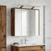 Baderomsspeilskap Gammelt tre 63,5 x 16 x 62,5 cm