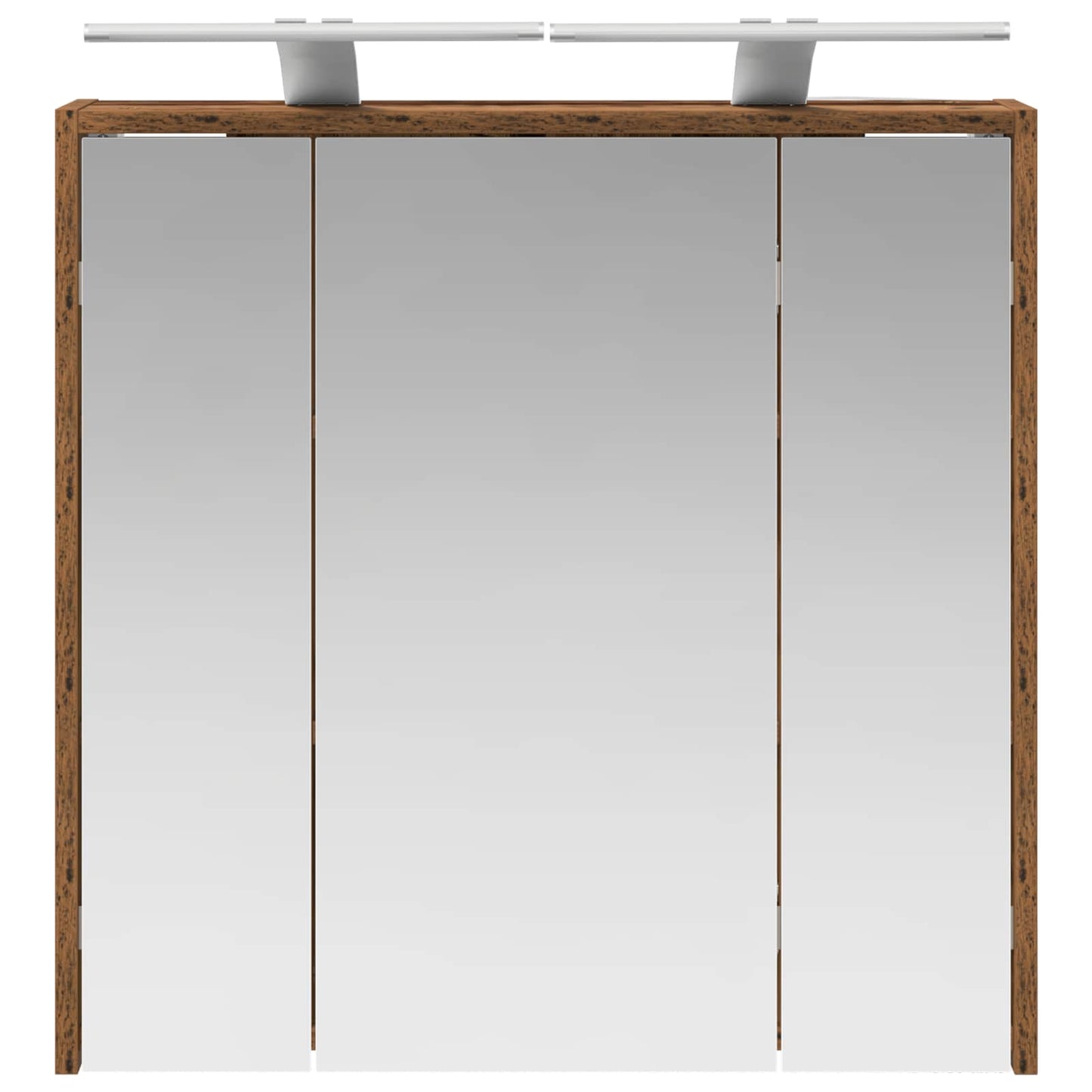 Baderomsspeilskap Gammelt tre 63,5 x 16 x 62,5 cm