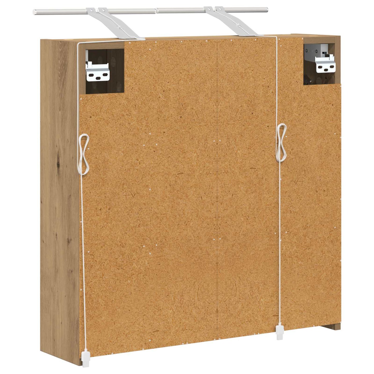 Baderomsspeilskap Kunstnerisk Eik 63,5 x 16 x 62,5 cm