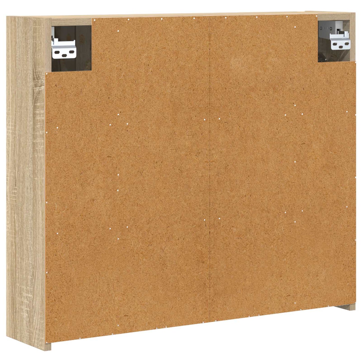 Baderomsspeilskap Sonoma eik 73,5 x 16 x 62,5 cm Konstruert tre