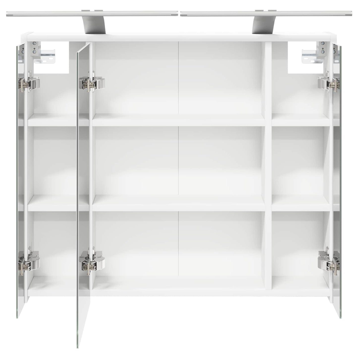Baderomsspeilskap for Hvit 73,5 x 16 x 62,5 cm Konstruert tre