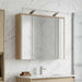 Baderomsspeilskap Sonoma eik 73,5 x 16 x 62,5 cm Konstruert tre