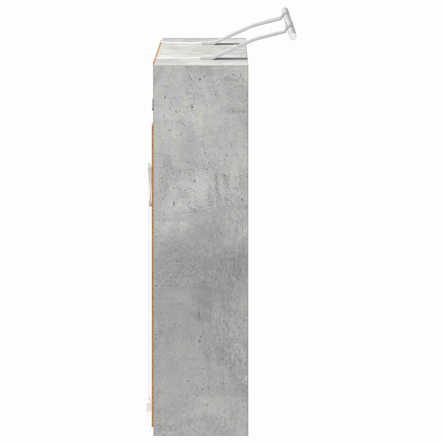 Baderomsspeilskap Betonggrå 73,5 x 16 x 62,5 cm Konstruert tre