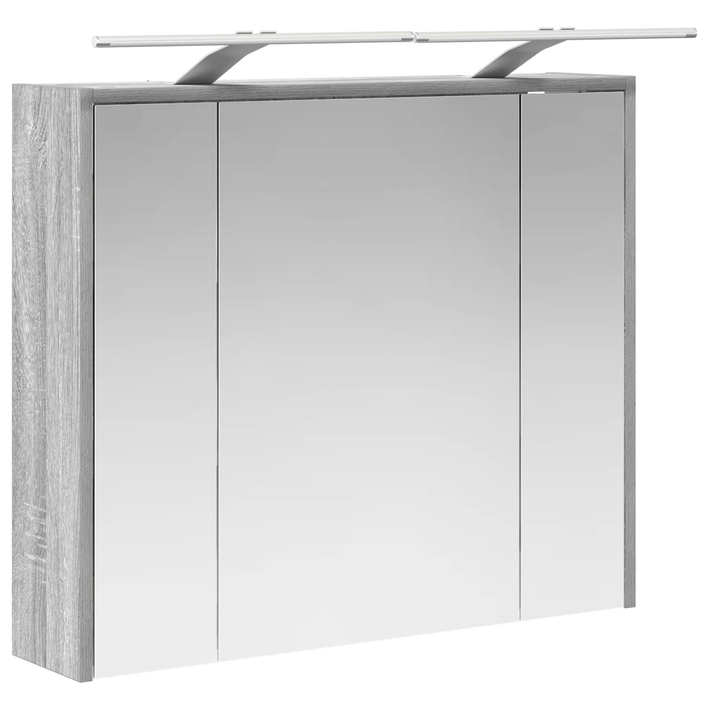 Baderomsspeilskap Grå Sonoma 73,5 x 16 x 62,5 cm Konstruert tre
