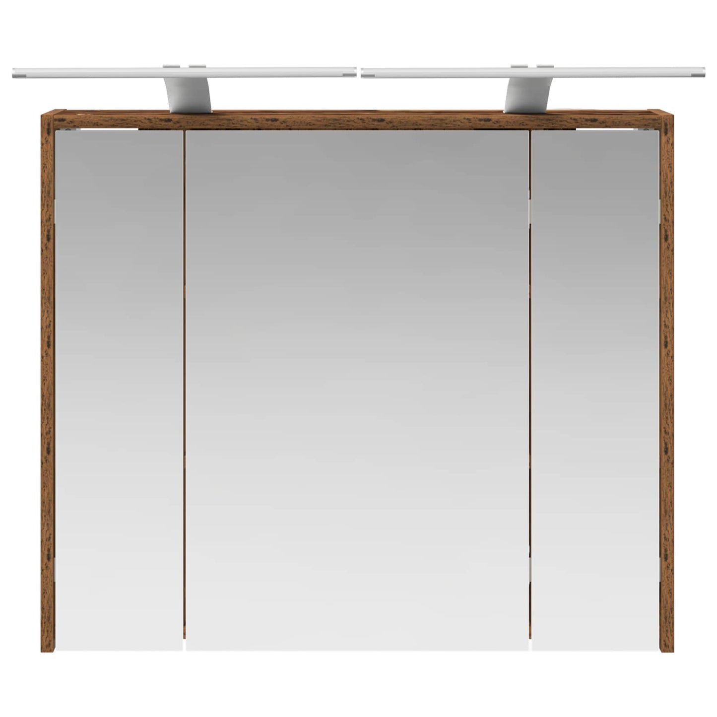 Baderomsspeilskap Gammelt tre 73,5 x 16 x 62,5 cm