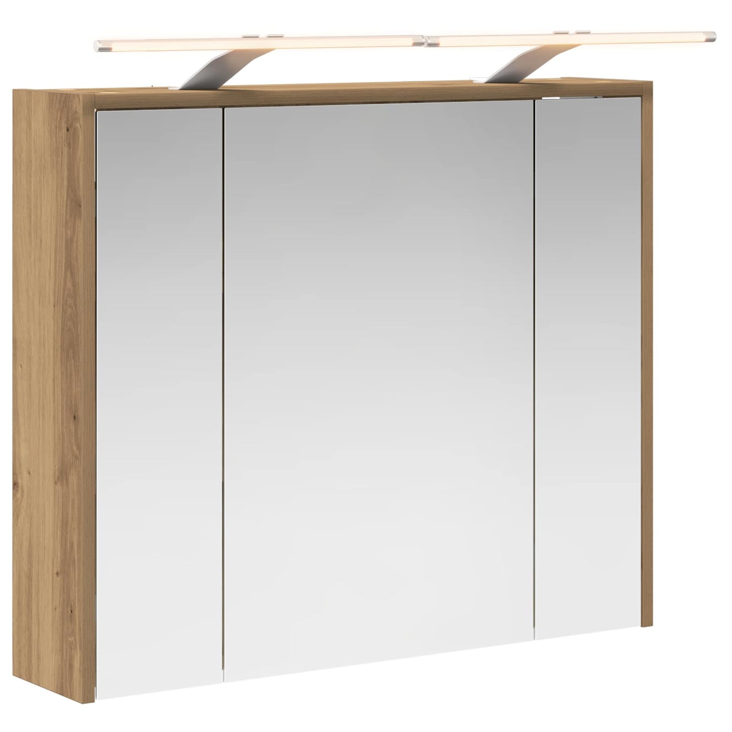 Baderomsspeilskap Kunstnerisk Eik 73,5 x 16 x 62,5 cm