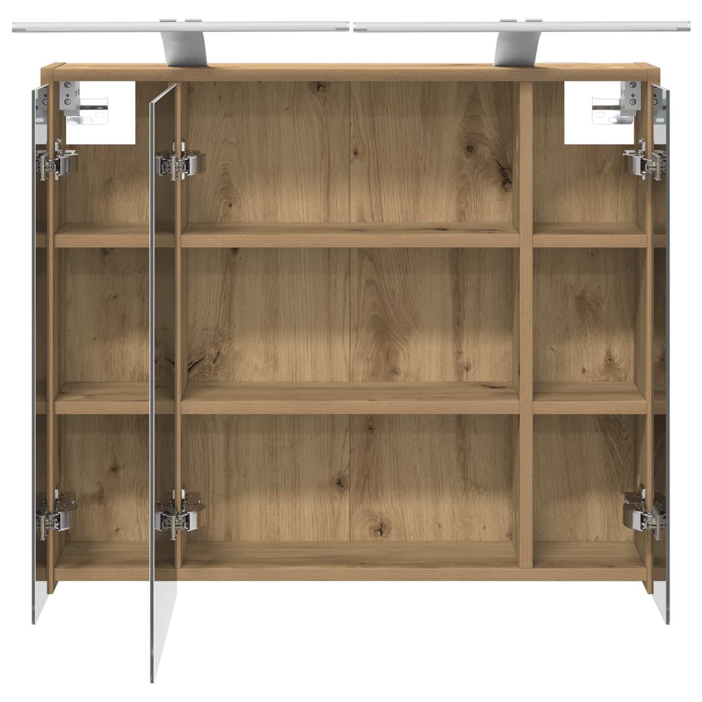 Baderomsspeilskap Kunstnerisk Eik 73,5 x 16 x 62,5 cm