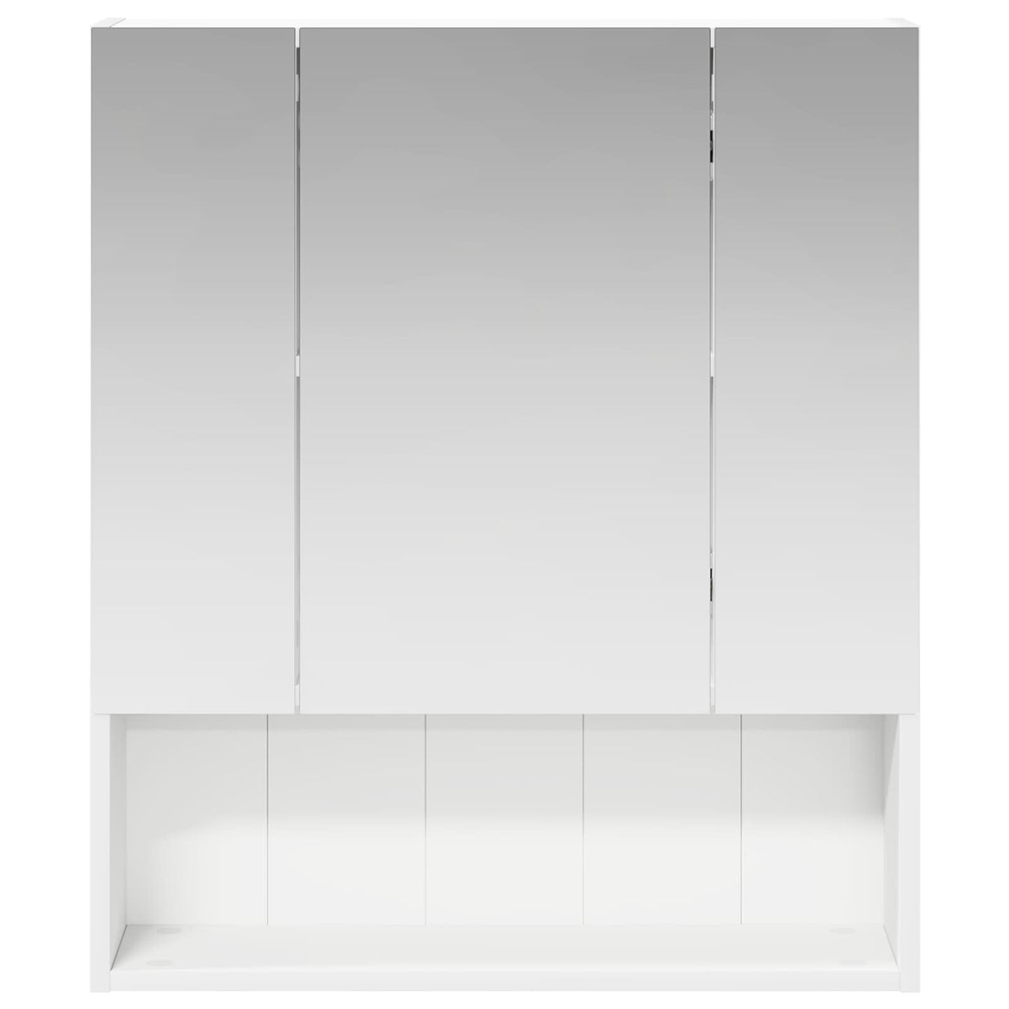Baderomsspeilskap med dør Hvit 60 x 14.5 x 70 cm Konstruert tre