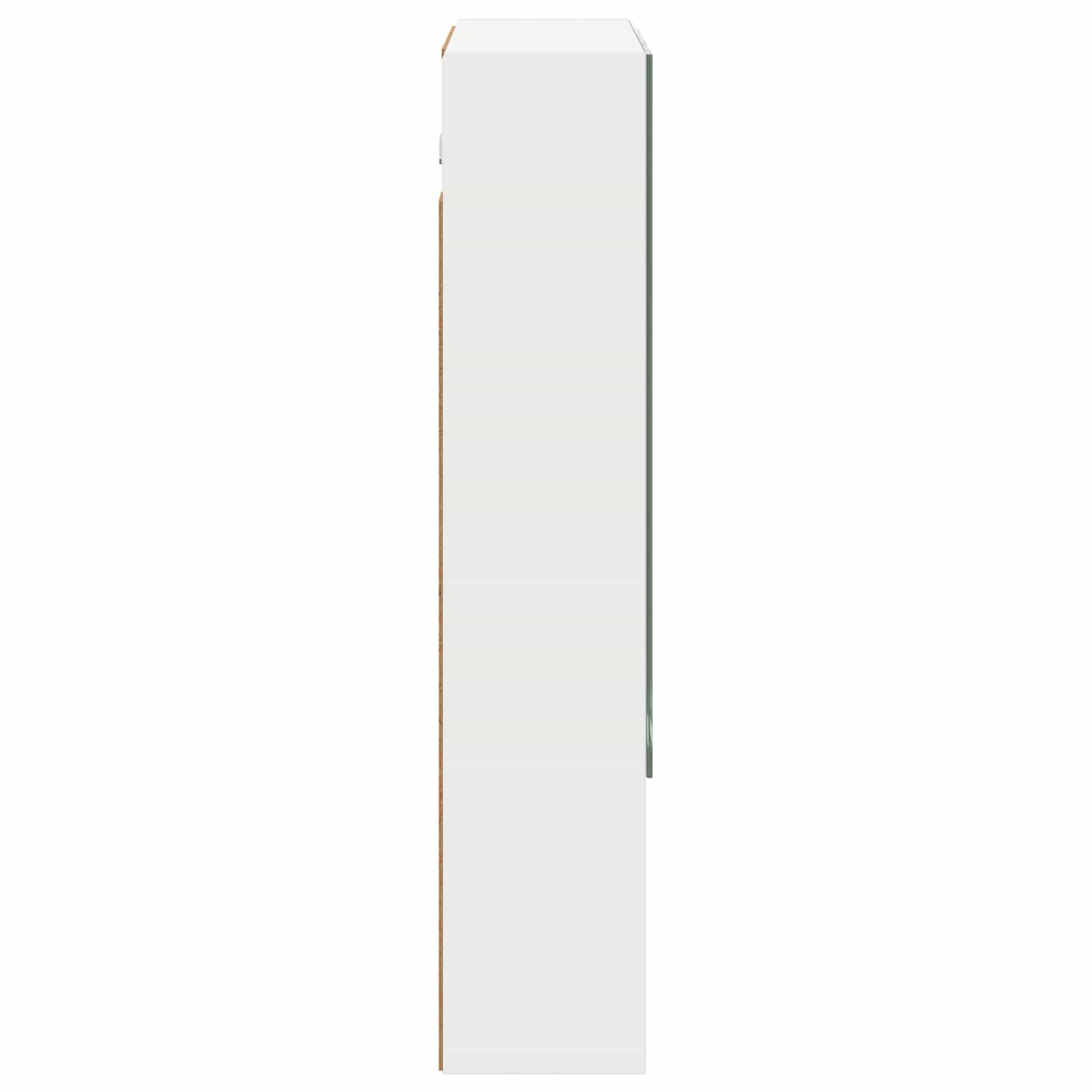 Baderomsspeilskap med dør Hvit 60 x 14.5 x 70 cm Konstruert tre