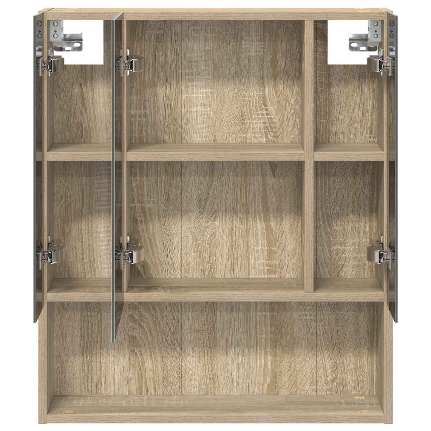 Baderomsspeilskap Sonoma eik 60 x 14.5 x 70 cm Konstruert tre