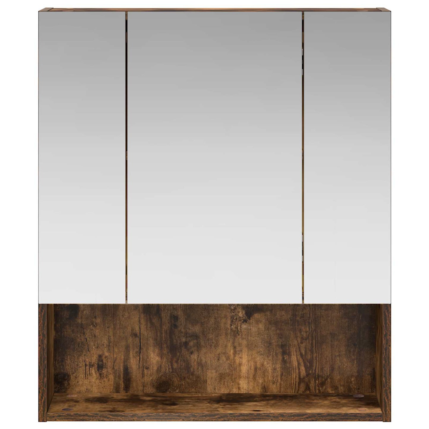 Baderomsspeilskap Røkt eik 60 x 14.5 x 70 cm Konstruert tre
