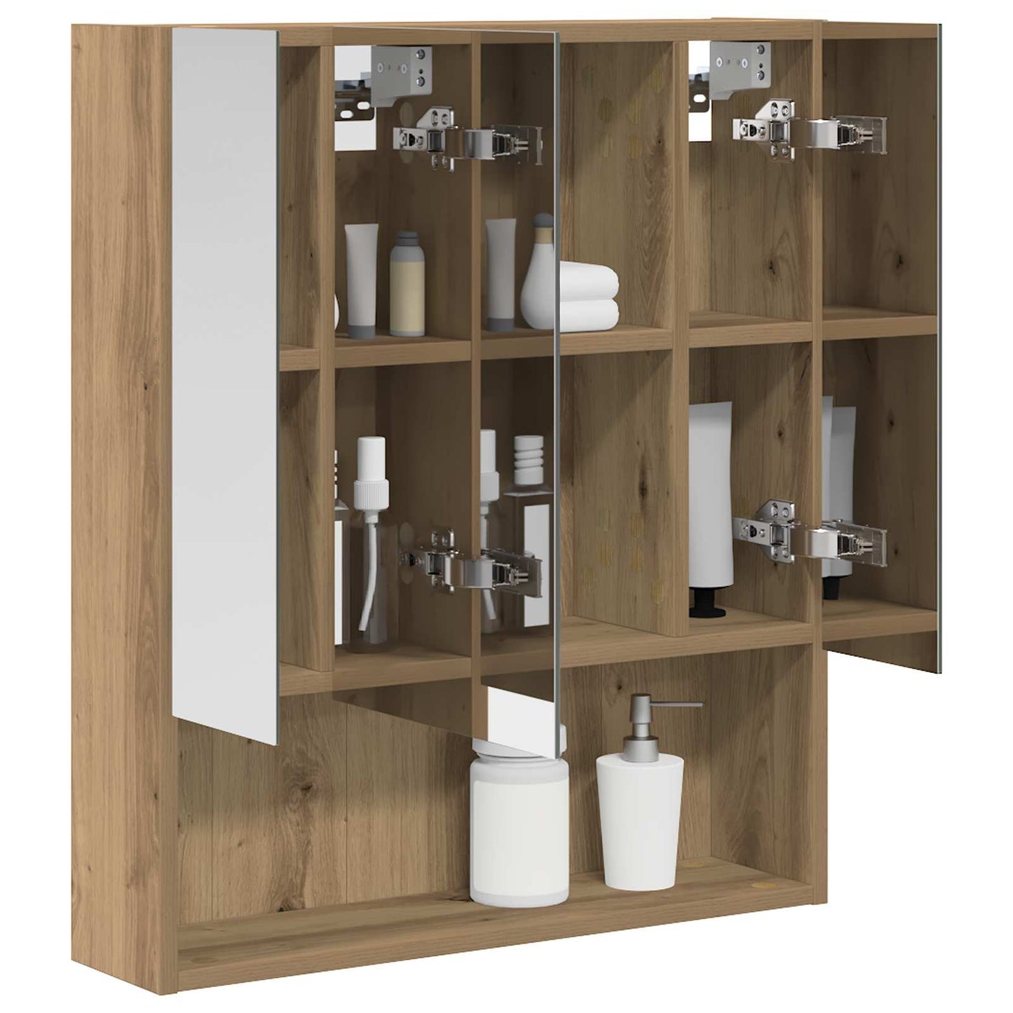 Baderomsspeilskap Kunstnerisk Eik 60 x 14.5 x 70 cm