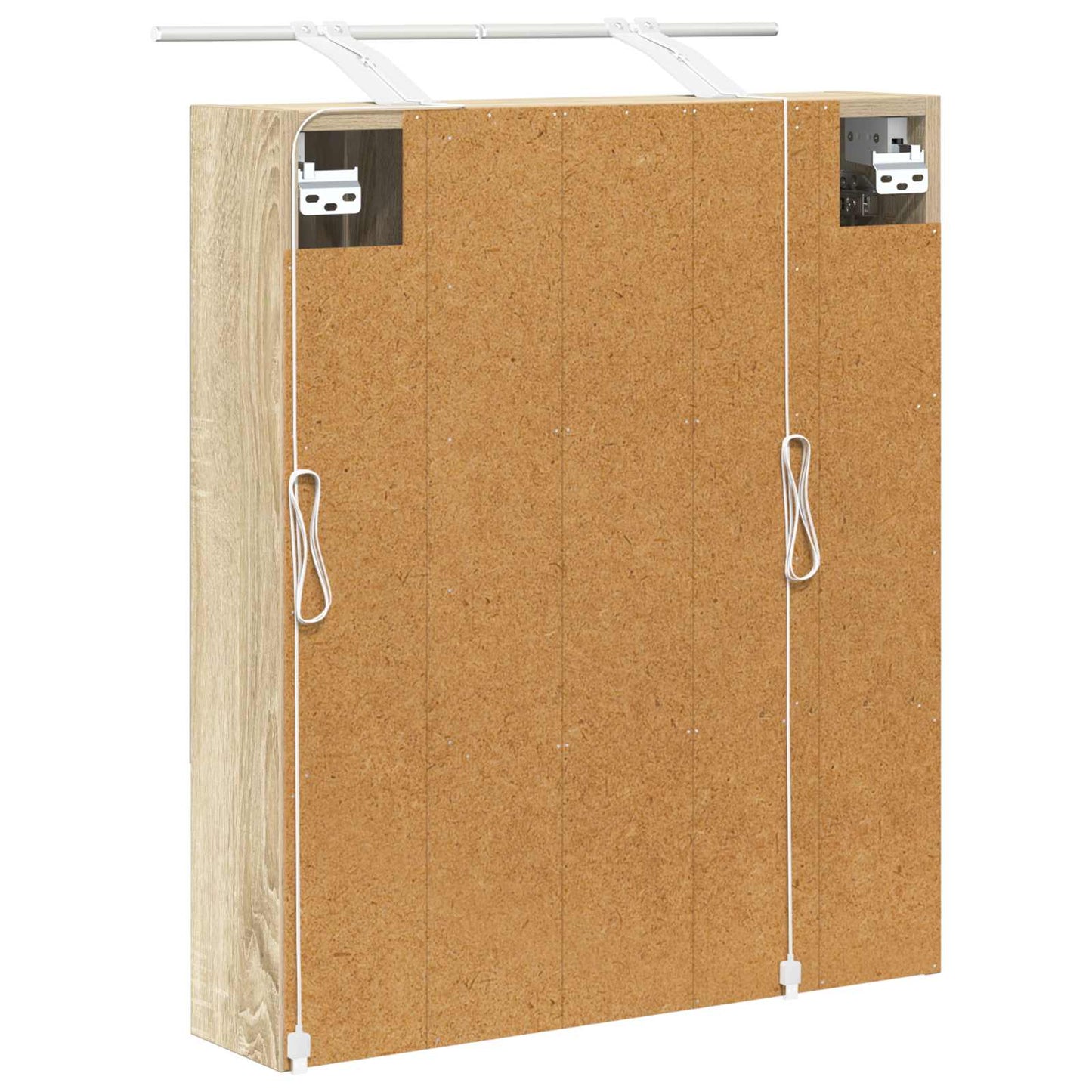 Baderomsspeilskap Sonoma eik 60 x 14.5 x 70 cm Konstruert tre