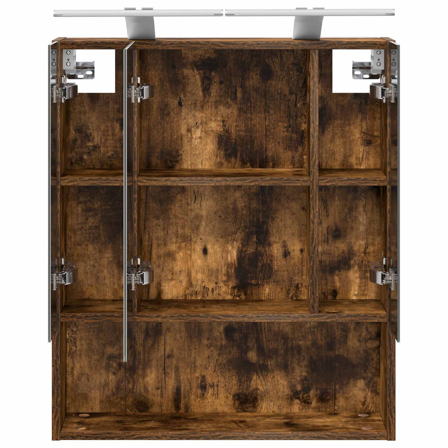 Baderomsspeilskap Røkt eik 60 x 14.5 x 70 cm Konstruert tre