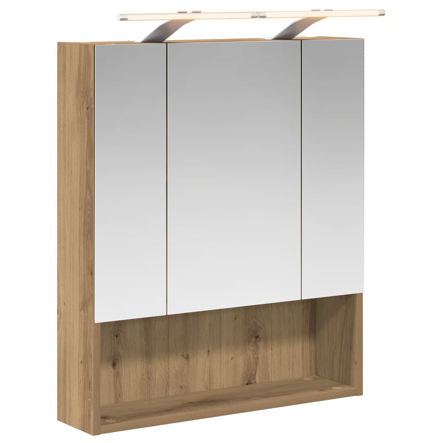 Baderomsspeilskap Kunstnerisk Eik 60 x 14.5 x 70 cm
