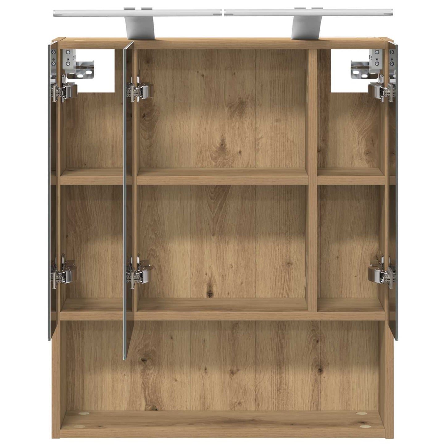 Baderomsspeilskap Kunstnerisk Eik 60 x 14.5 x 70 cm