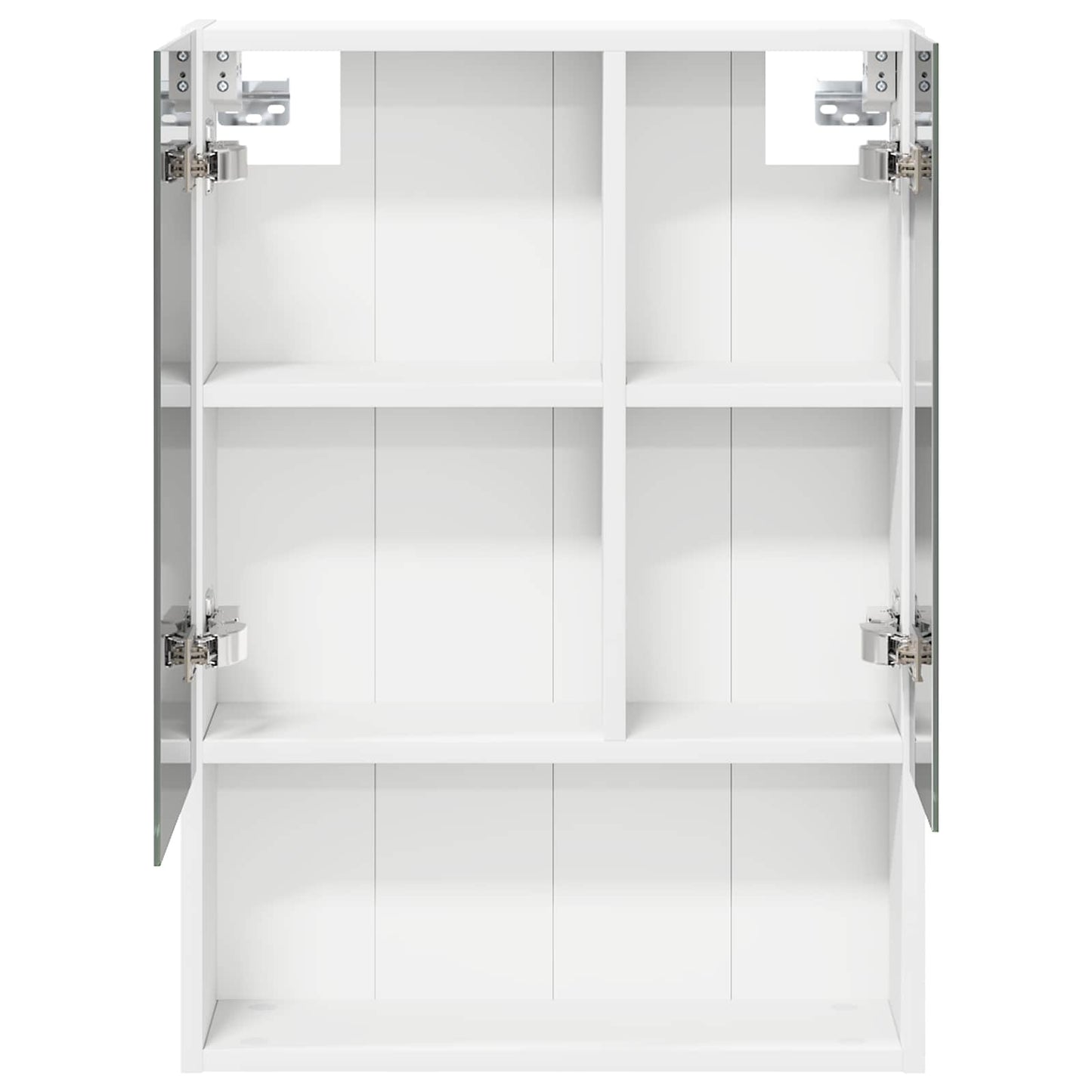 Baderomsspeilskap med dør Hvit 50 x 14,5 x 70 cm Konstruert tre