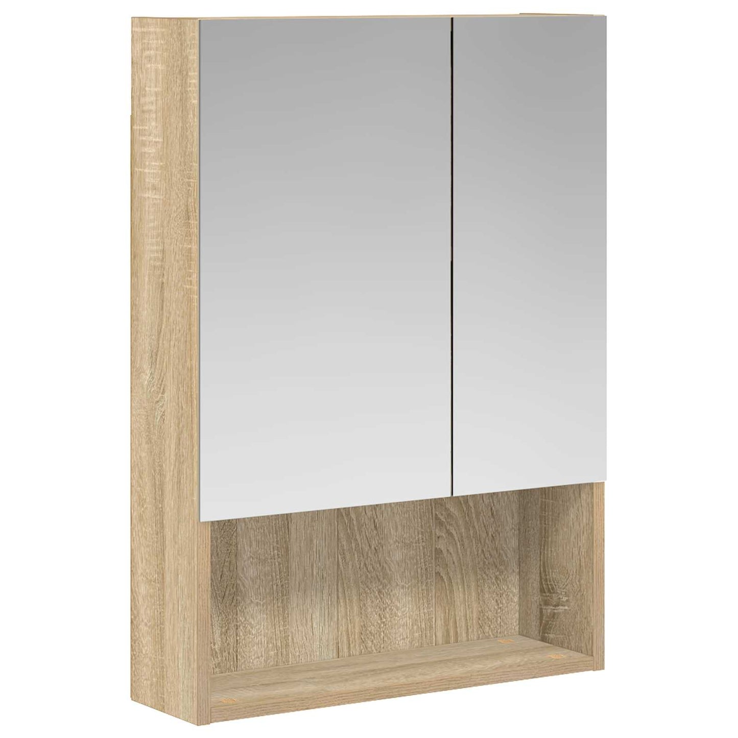 Baderomsspeilskap Sonoma eik 50 x 14,5 x 70 cm Konstruert tre