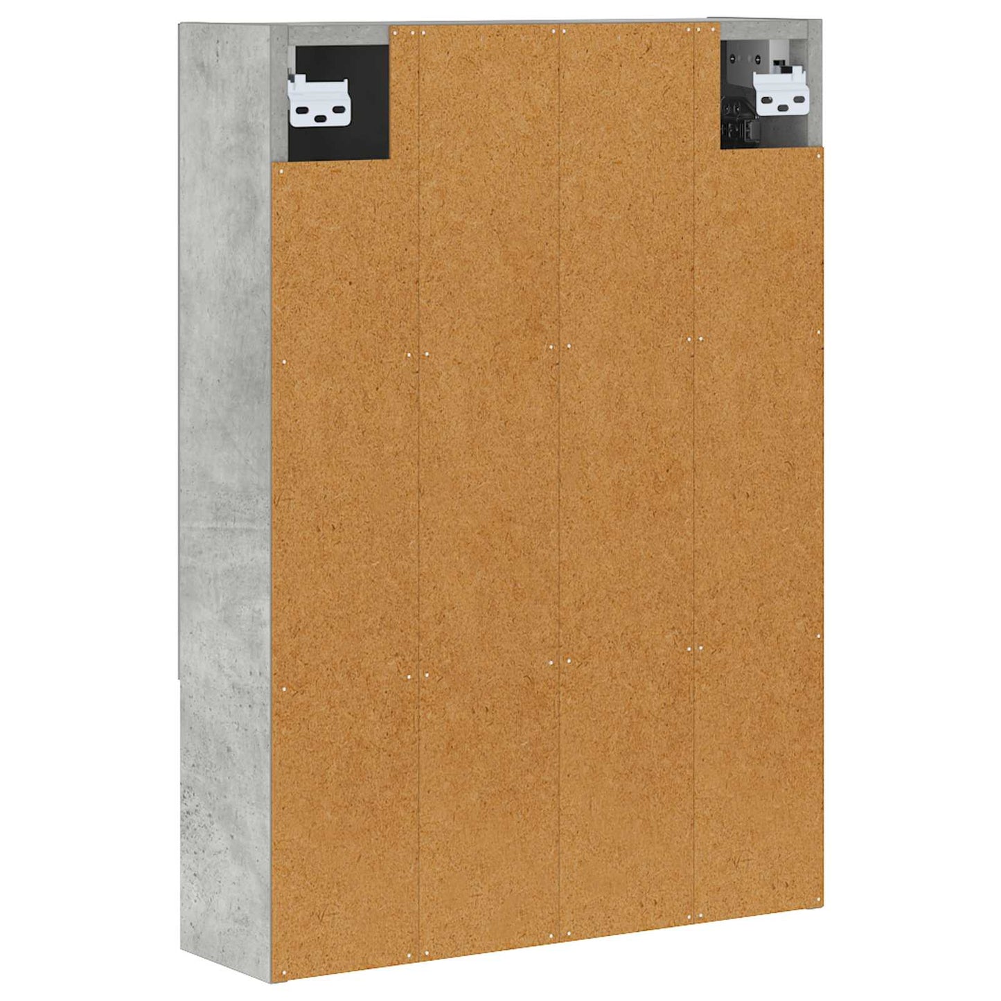 Baderomsspeilskap Betonggrå 50 x 14,5 x 70 cm Konstruert tre