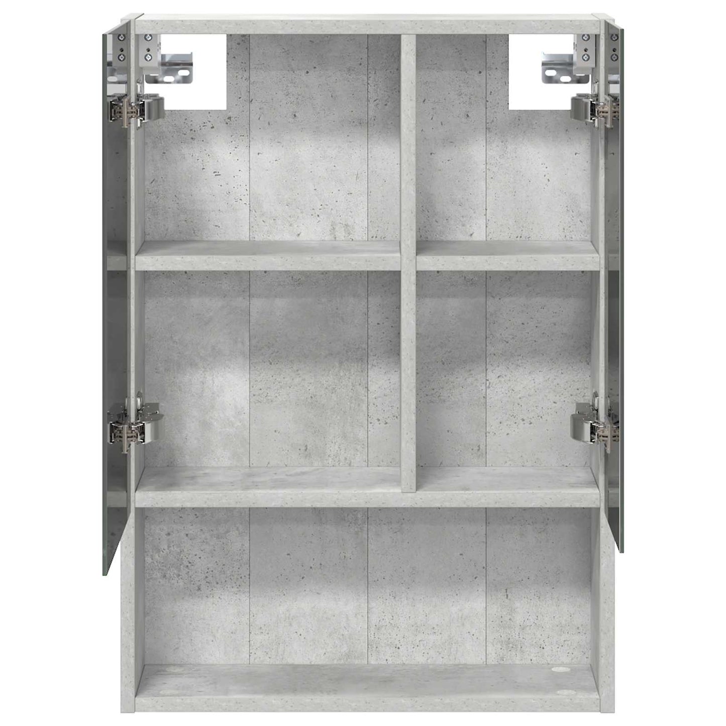 Baderomsspeilskap Betonggrå 50 x 14,5 x 70 cm Konstruert tre