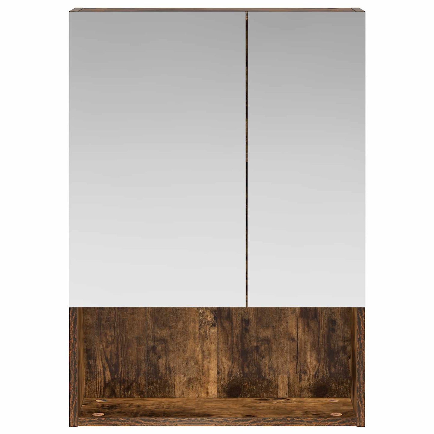 Baderomsspeilskap Røkt eik 50 x 14,5 x 70 cm Konstruert tre