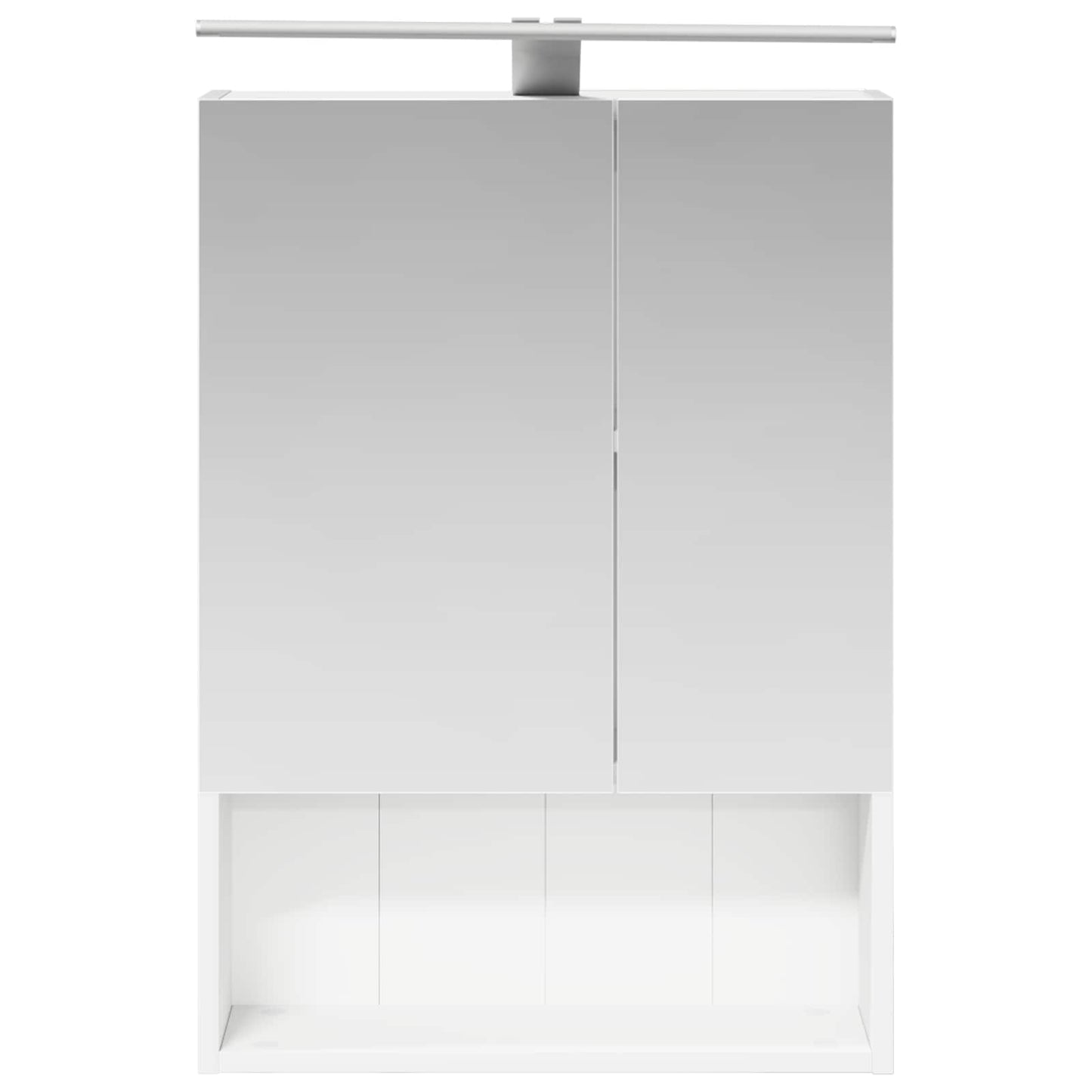 Baderomsspeilskap med dør Hvit 50 x 14,5 x 70 cm Konstruert tre
