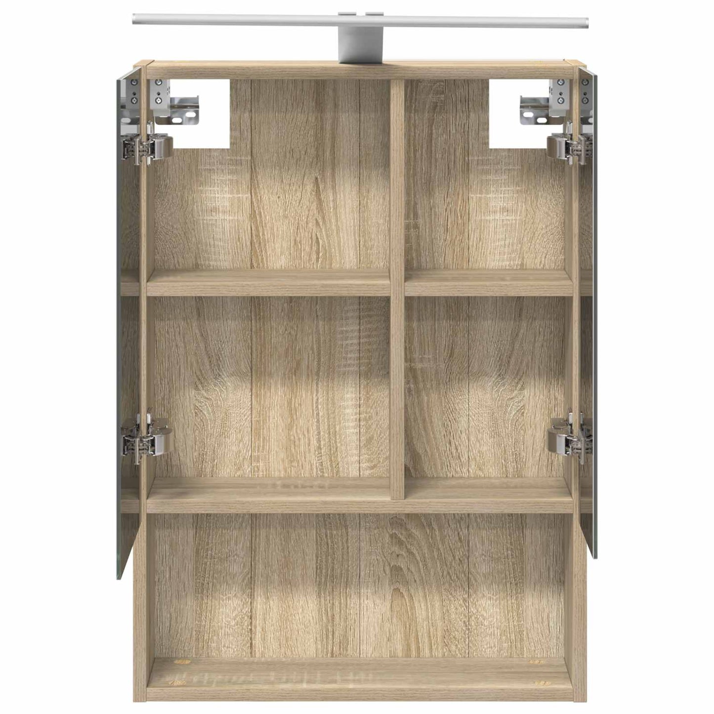 Baderomsspeilskap Sonoma eik 50 x 14,5 x 70 cm Konstruert tre