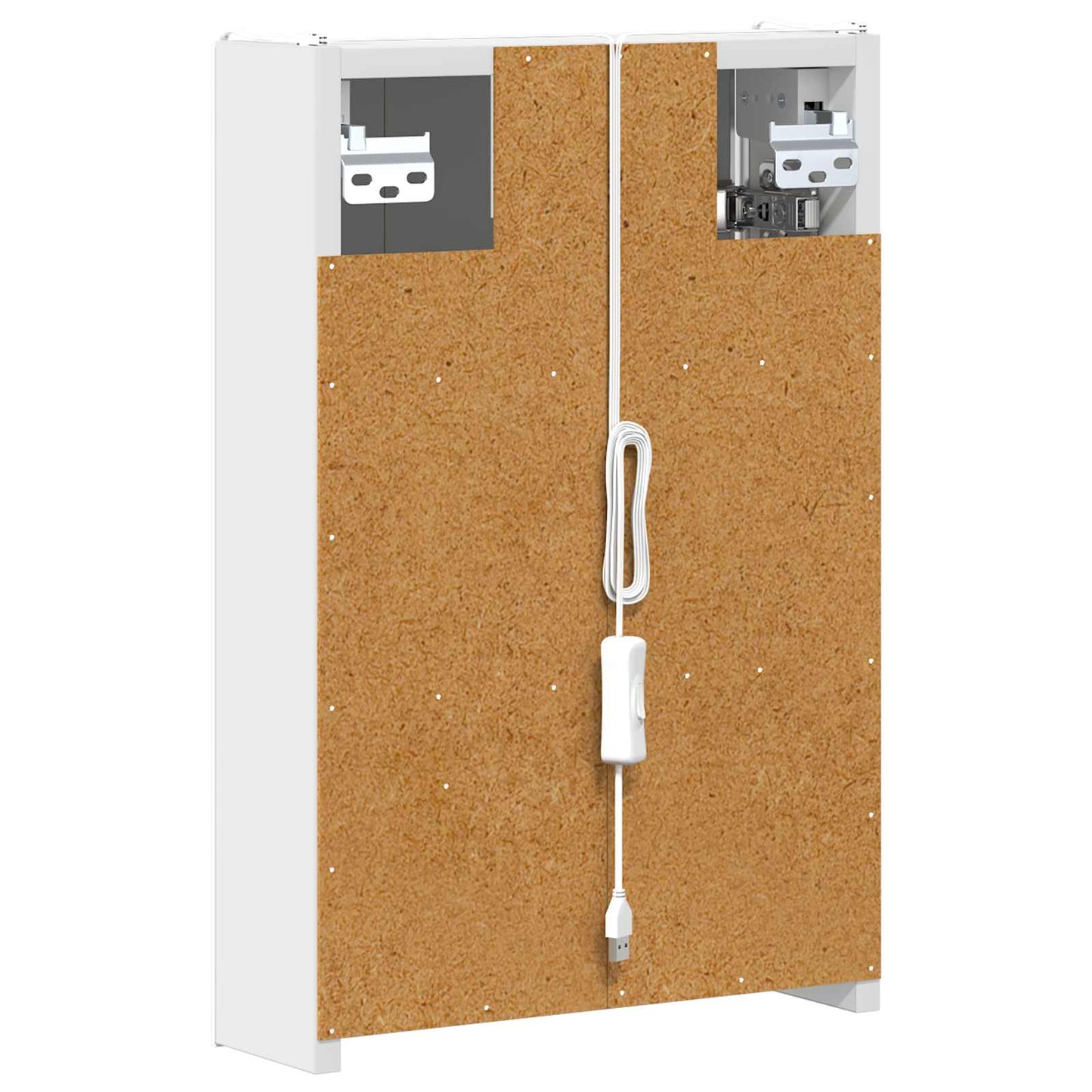 Baderomsspeilskap for Hvit 33 x 11,5 x 50 cm Konstruert tre