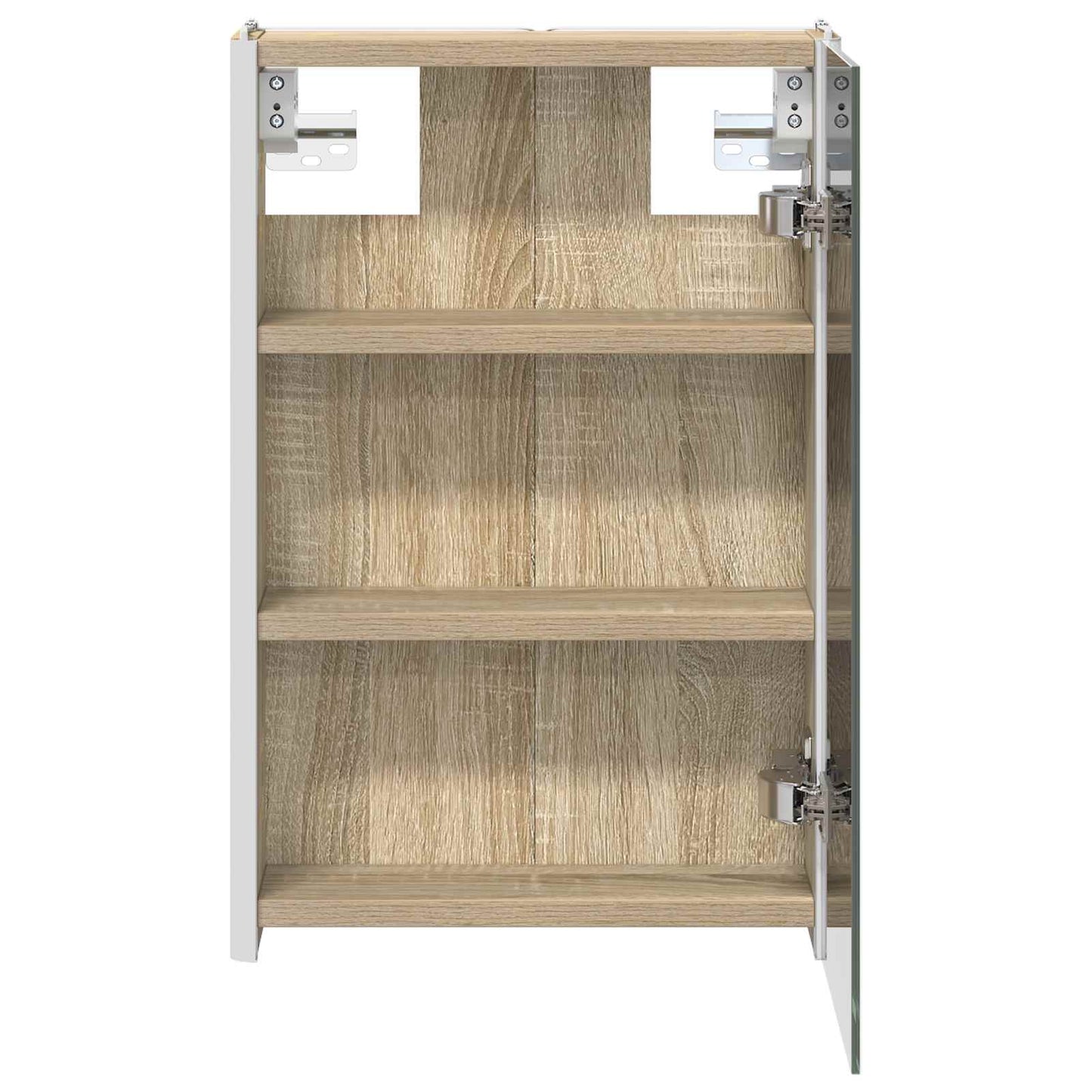Baderomsspeilskap Sonoma eik 33 x 11,5 x 50 cm Konstruert tre