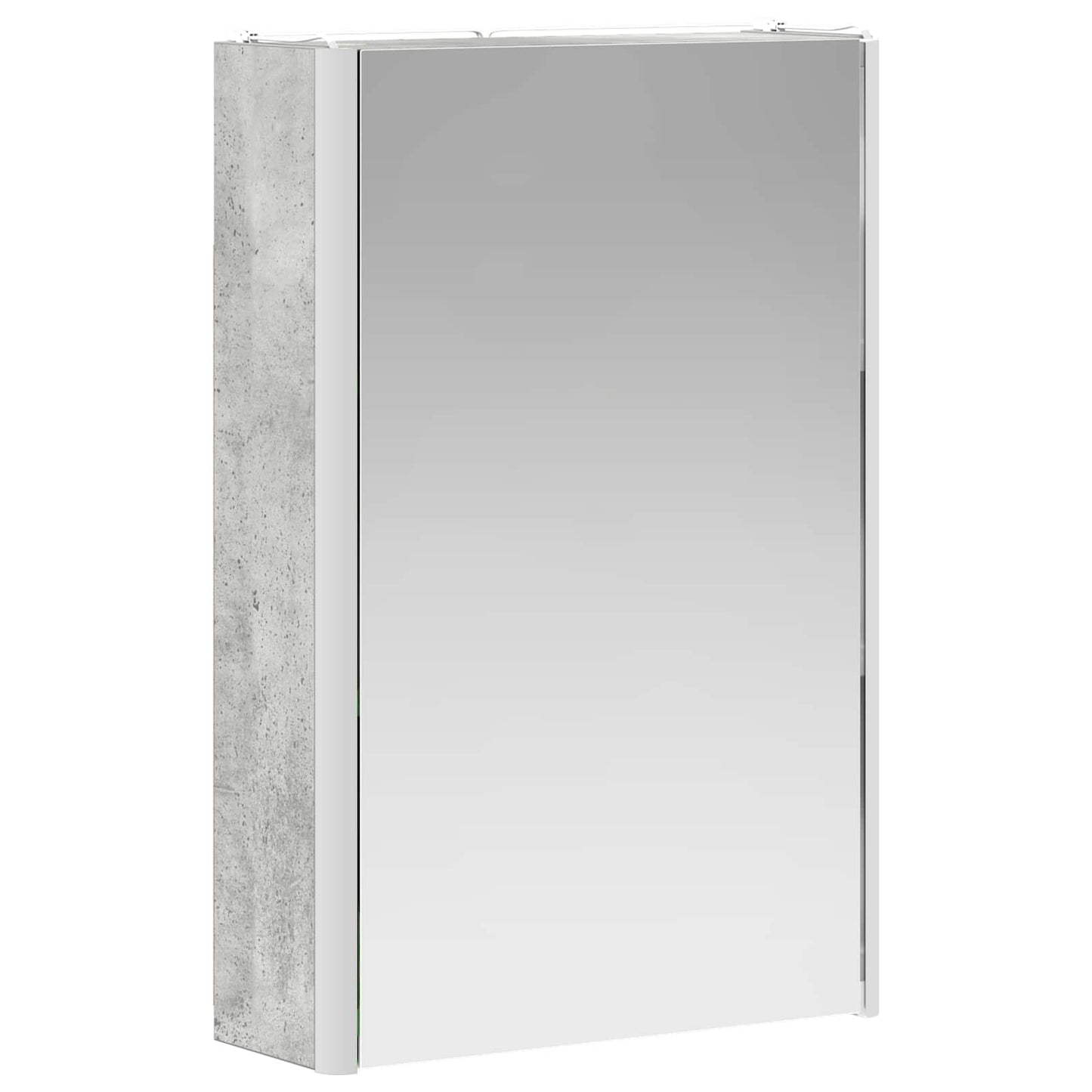Baderomsspeilskap Betonggrå 33 x 11,5 x 50 cm Konstruert tre