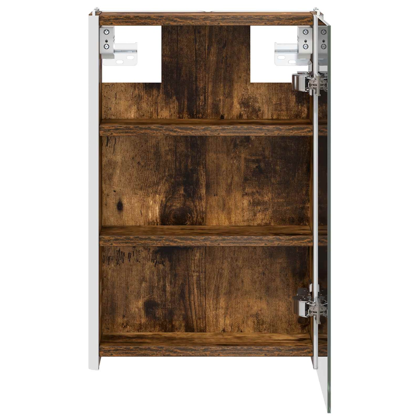 Baderomsspeilskap for Røkt eik 33 x 11,5 x 50 cm