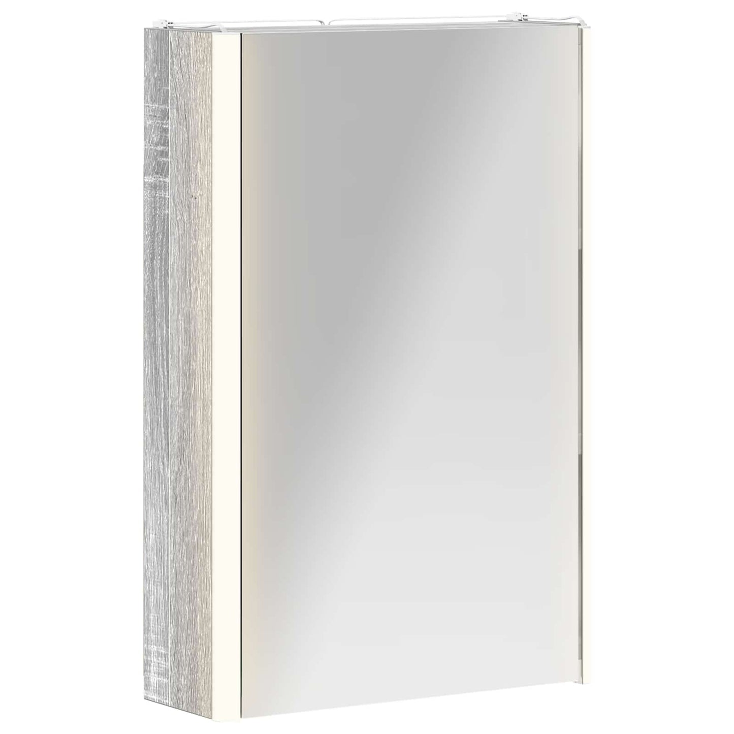 Baderomsspeilskap Grå Sonoma 33 x 11,5 x 50 cm Konstruert tre