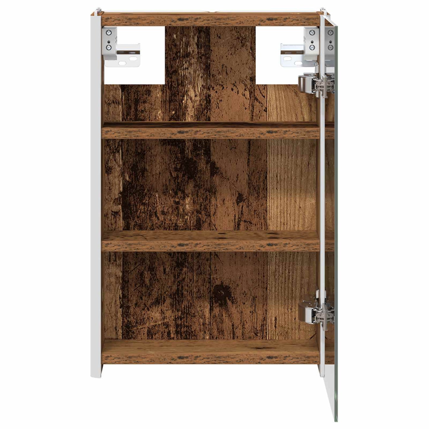 Baderomsspeilskap Gammelt tre 33 x 11,5 x 50 cm Konstruert tre