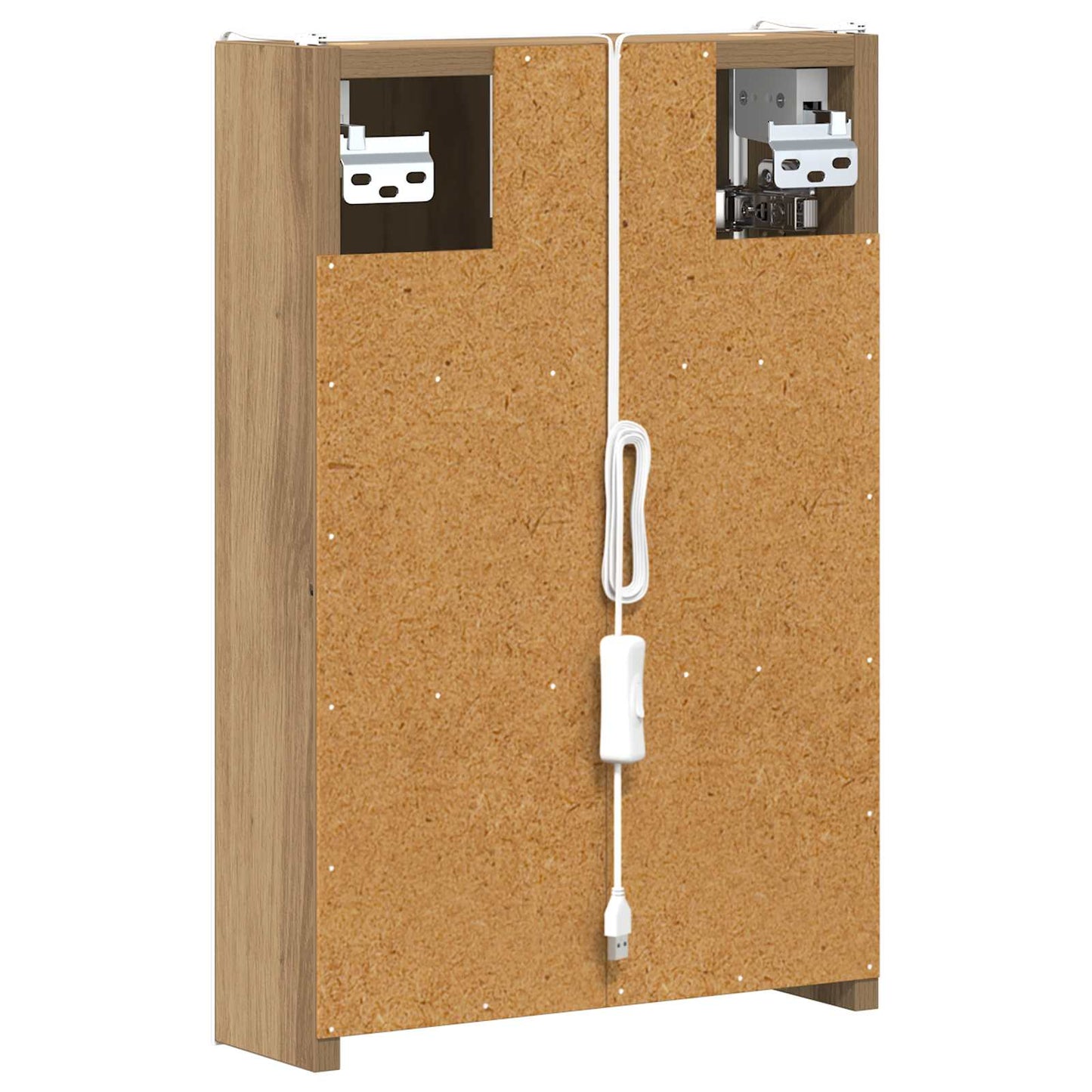 Baderomsspeilskap Kunstnerisk Eik 33 x 11,5 x 50 cm