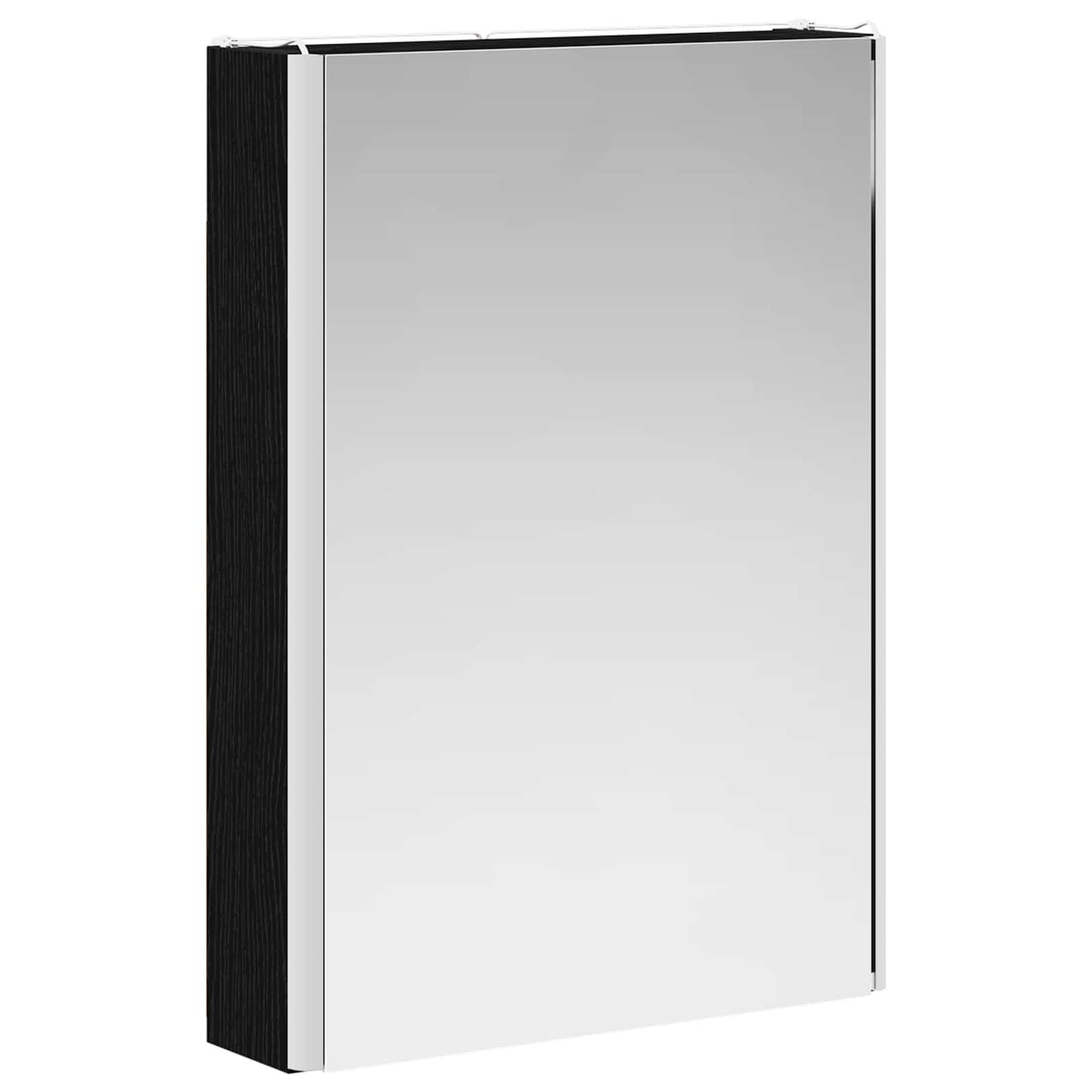 Baderomsspeilskap Svart Eik 43 x 11,5 x 60,5 cm Konstruert tre