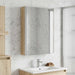 Baderomsspeilskap Sonoma eik 43 x 11,5 x 60,5 cm Konstruert tre