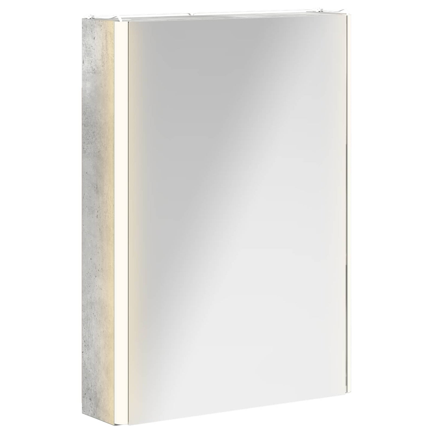 Baderomsspeilskap Betonggrå 43 x 11,5 x 60,5 cm Konstruert tre