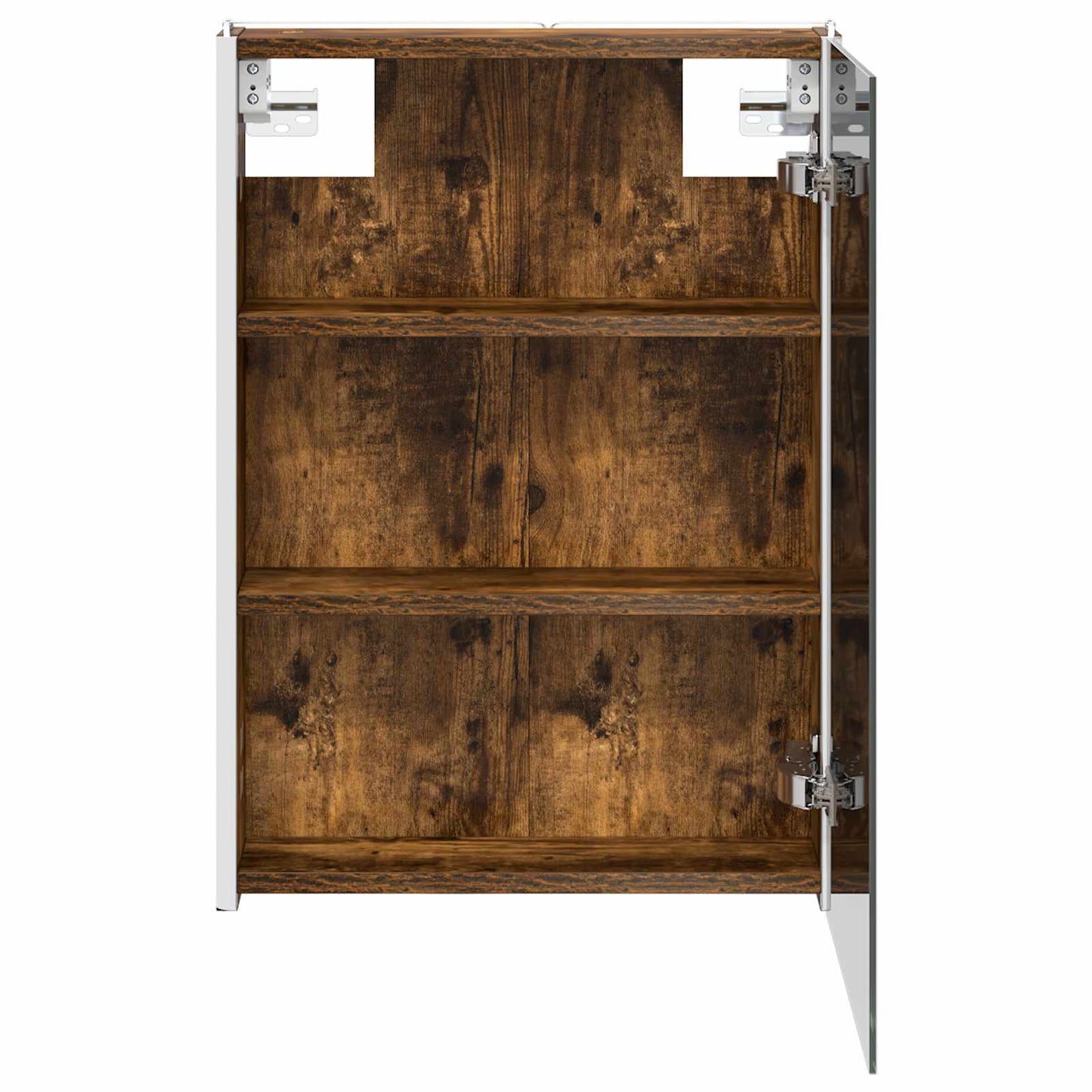 Baderomsspeilskap Røkt eik 43 x 11,5 x 60,5 cm Konstruert tre