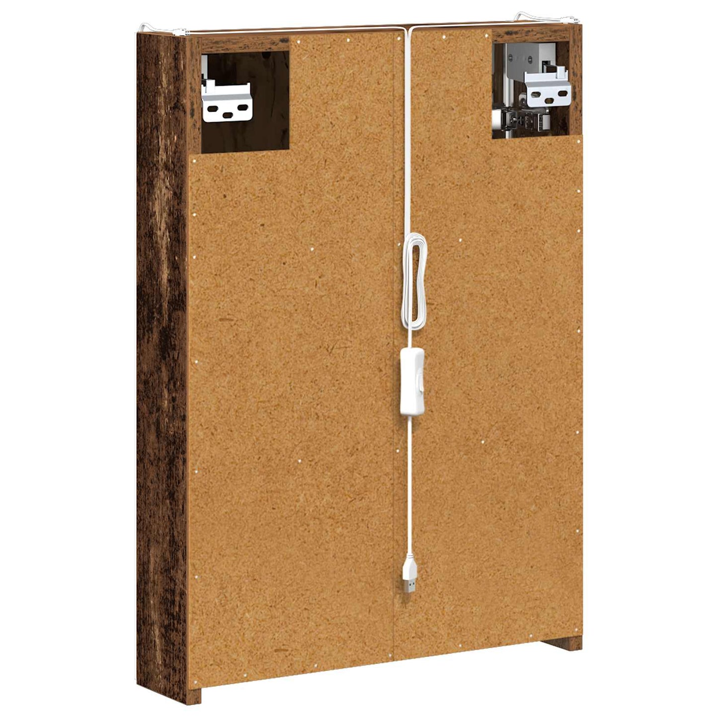 Baderomsspeilskap Gammelt tre 43 x 11,5 x 60,5 cm