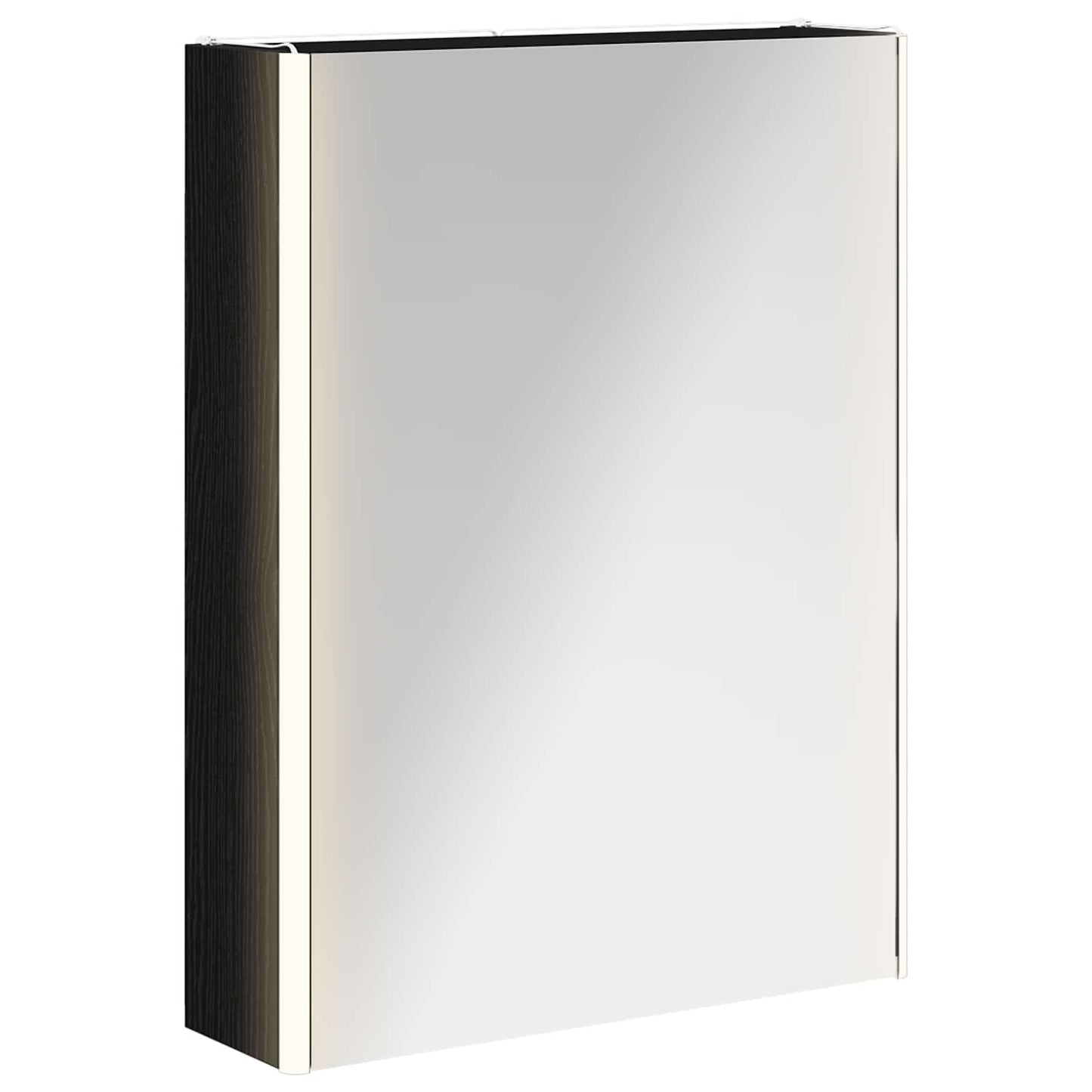 Baderomsspeilskap Svart Eik 53,5 x 15,5 x 70 cm Konstruert tre