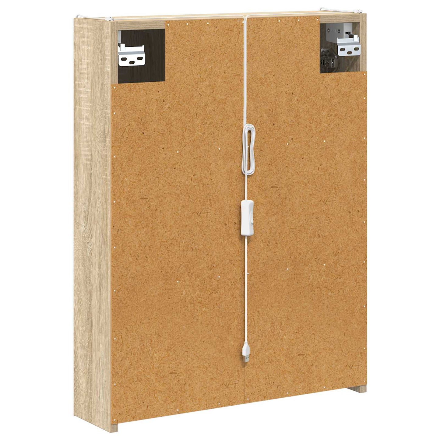 Baderomsspeilskap Sonoma eik 53,5 x 15,5 x 70 cm Konstruert tre