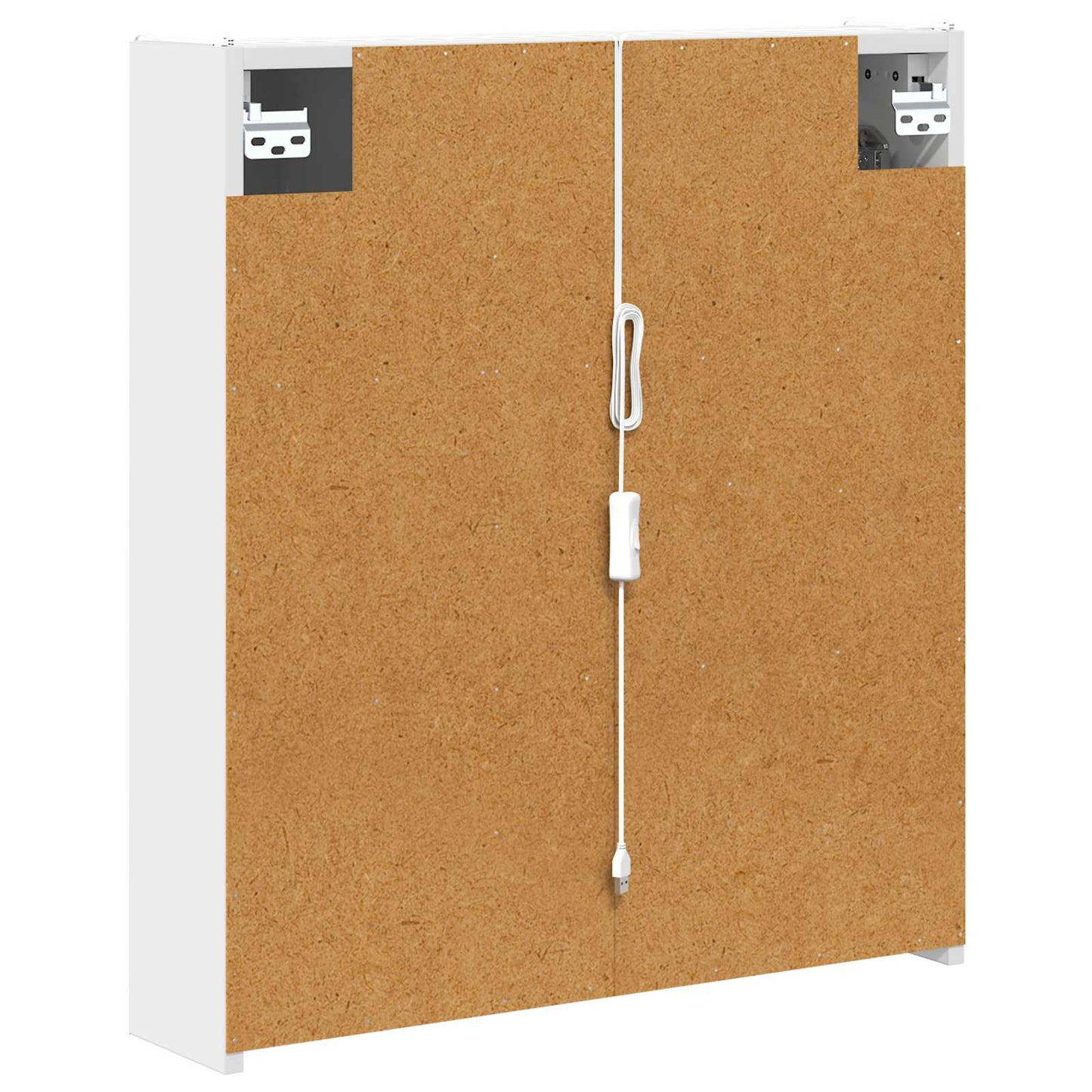 Baderomsspeilskap for Hvit 63,5 x 15,5 x 70 cm Konstruert tre