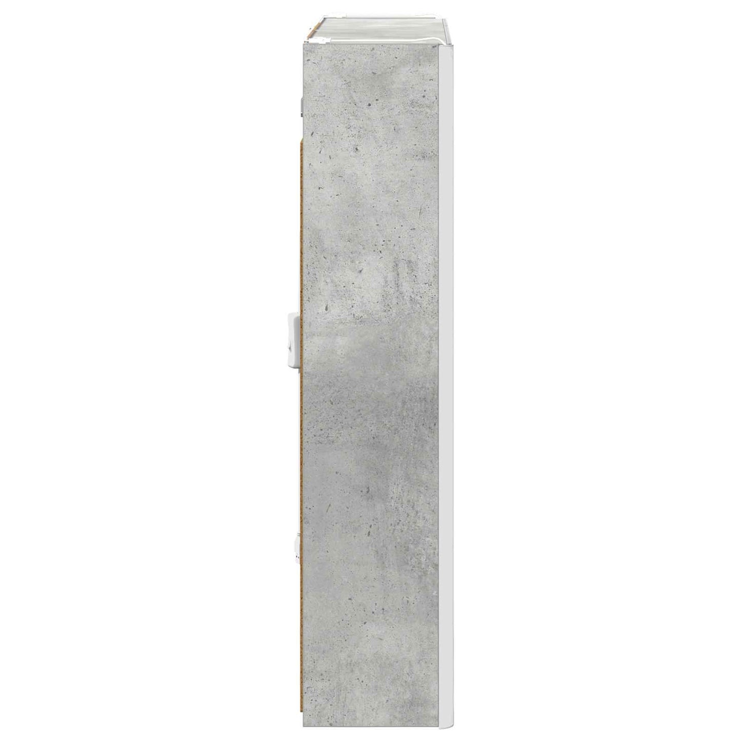 Baderomsspeilskap Betonggrå 63,5 x 15,5 x 70 cm Konstruert tre