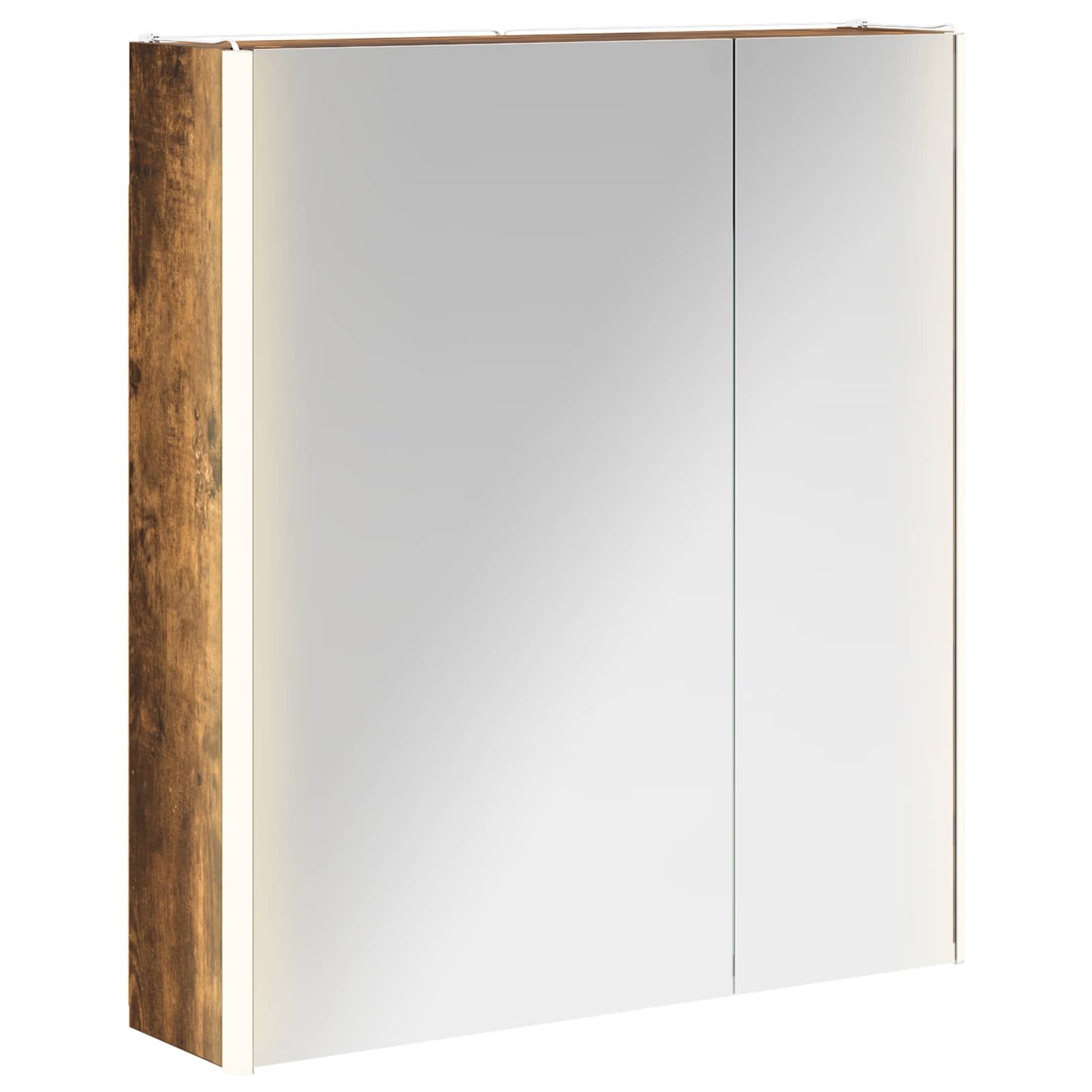 Baderomsspeilskap Røkt eik 63,5 x 15,5 x 70 cm Konstruert tre