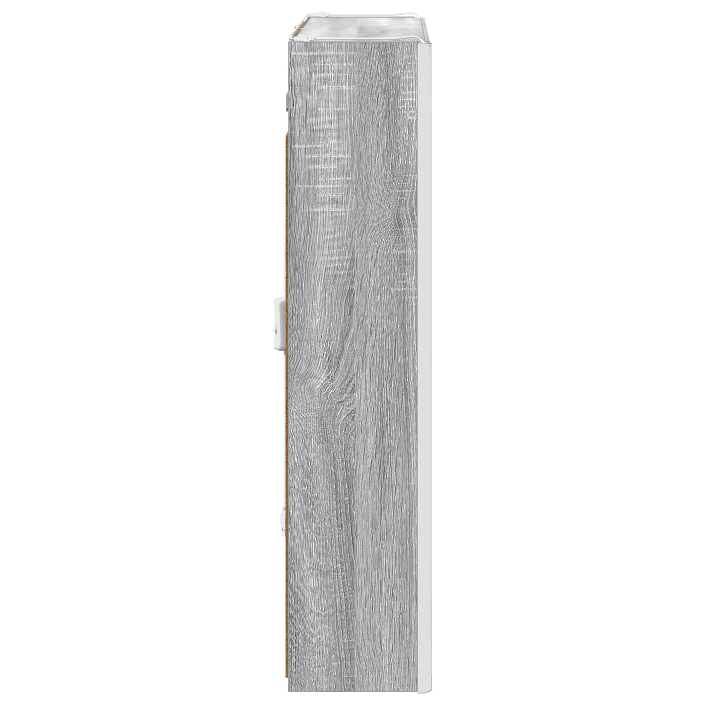 Baderomsspeilskap Grå Sonoma 63,5 x 15,5 x 70 cm Konstruert tre