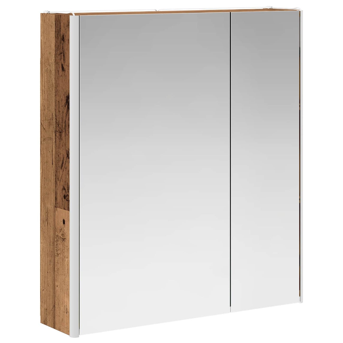 Baderomsspeilskap Gammelt tre 63,5 x 15,5 x 70 cm